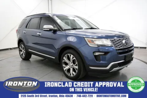Blue 2019 Ford Explorer Platinum for sale in Ironton, OH