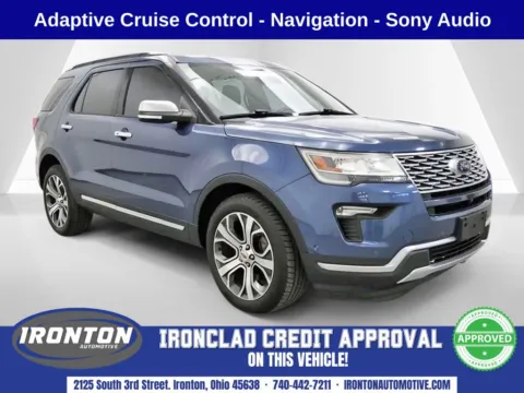 Blue 2019 Ford Explorer Platinum for sale in Ironton, OH