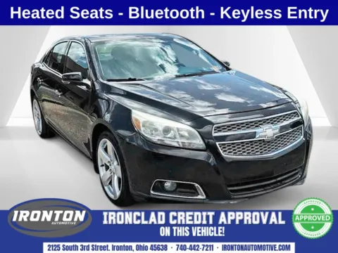 Black 2013 Chevrolet Malibu LTZ for sale in Ironton, OH