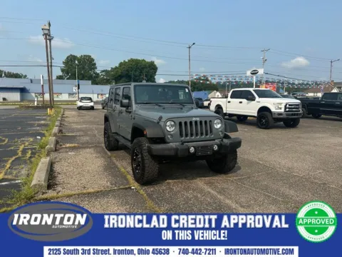 Blue 2015 Jeep Wrangler Unlimited Sport for sale in Ironton, OH