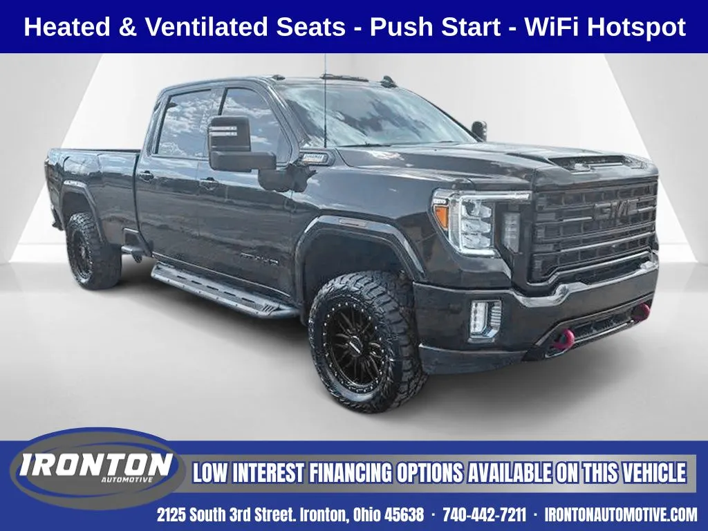 Black 2021 GMC Sierra 2500 HD AT4 for sale in Ironton, OH