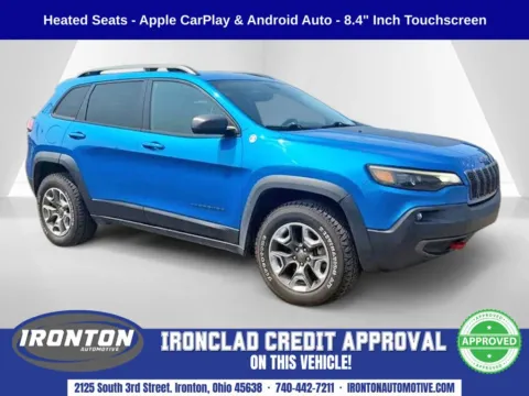 Blue 2020 Jeep Cherokee Trailhawk for sale in Ironton, OH
