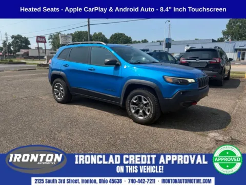 Blue 2020 Jeep Cherokee Trailhawk for sale in Ironton, OH