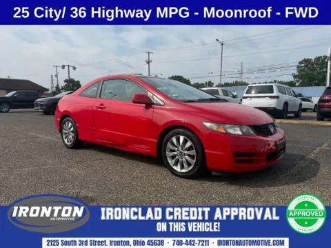 Red 2011 Honda Civic EX for sale in Ironton, OH