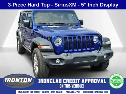 Blue 2018 Jeep Wrangler Unlimited Sport for sale in Ironton, OH