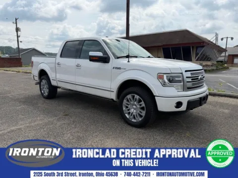 White 2013 Ford F-150 Platinum for sale in Ironton, OH
