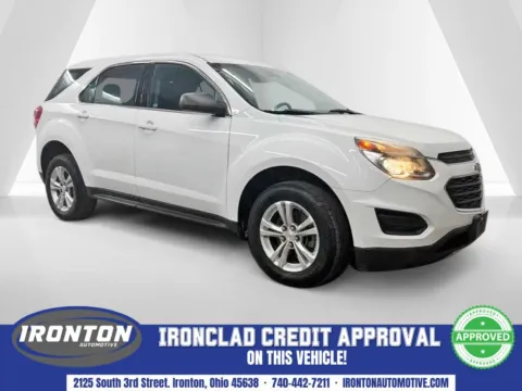 White 2016 Chevrolet Equinox LS for sale in Ironton, OH
