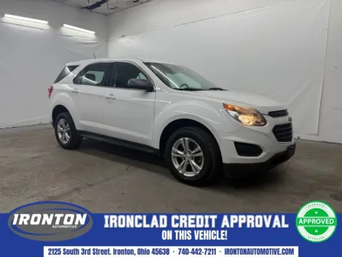 White 2016 Chevrolet Equinox LS for sale in Ironton, OH