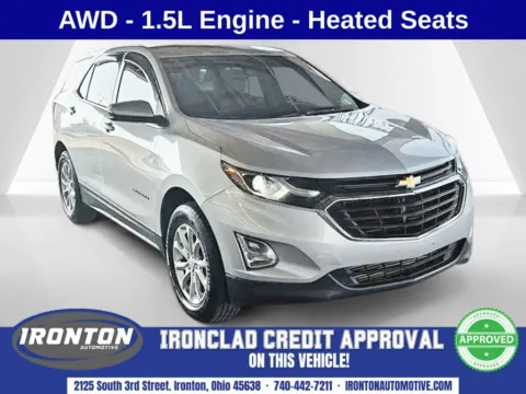 Silver 2018 Chevrolet Equinox LT for sale in Ironton, OH