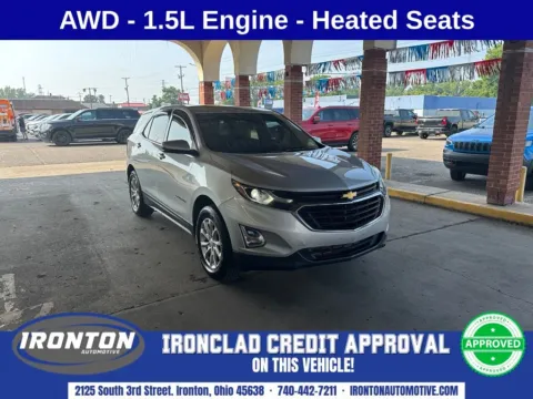 Silver 2018 Chevrolet Equinox LT for sale in Ironton, OH