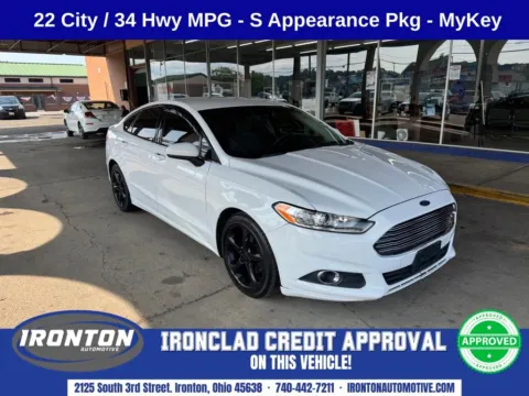 White 2016 Ford Fusion S for sale in Ironton, OH