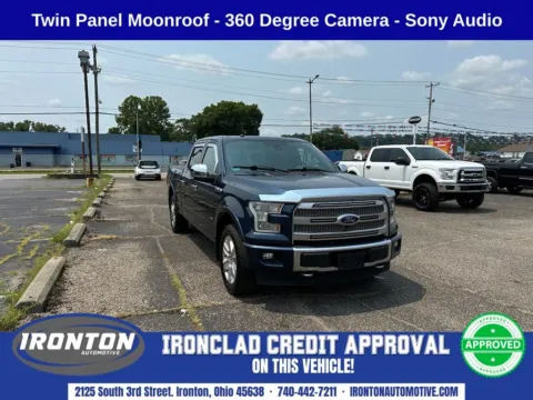 Blue 2017 Ford F-150 Platinum for sale in Ironton, OH