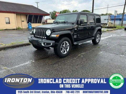 Black 2018 Jeep Wrangler Unlimited Sahara for sale in Ironton, OH