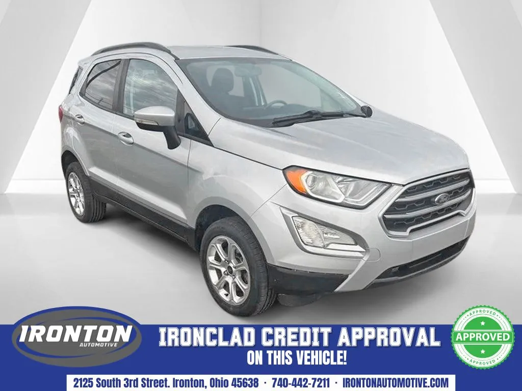 Silver 2020 Ford EcoSport SE for sale in Ironton, OH