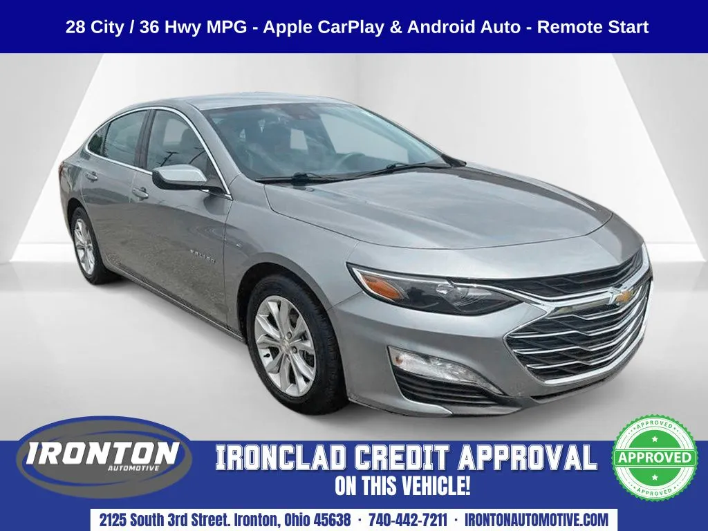 Gray 2024 Chevrolet Malibu LT for sale in Ironton, OH