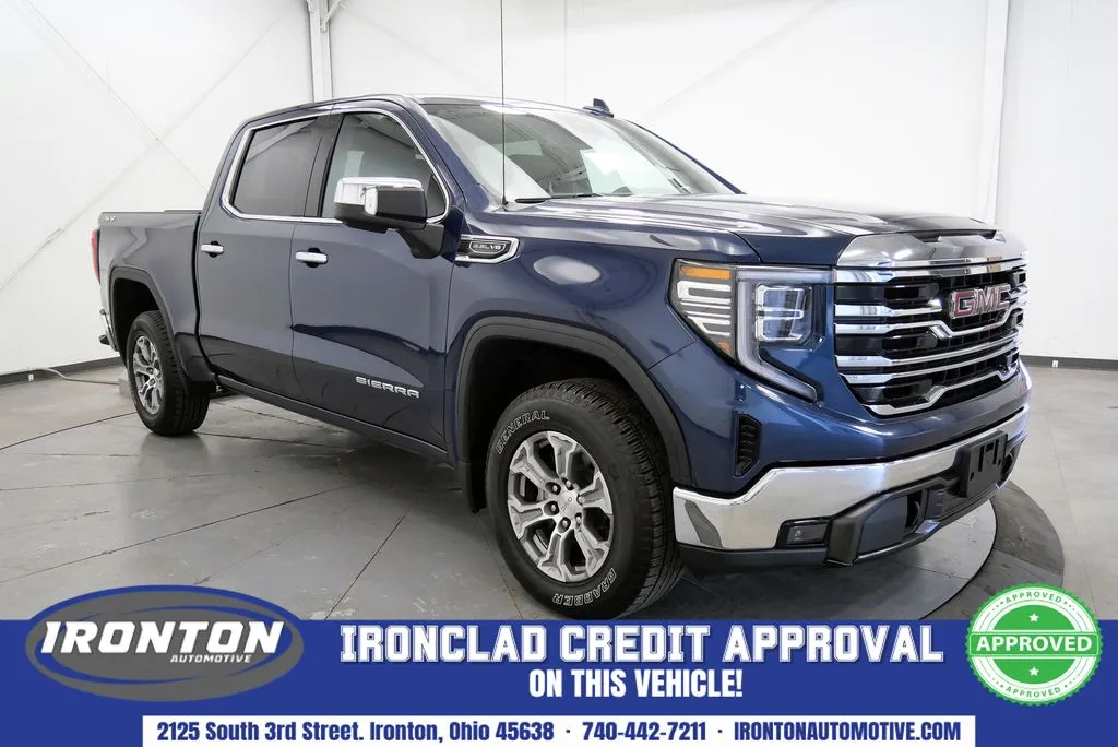 Blue 2023 GMC Sierra 1500 SLT for sale in Ironton, OH