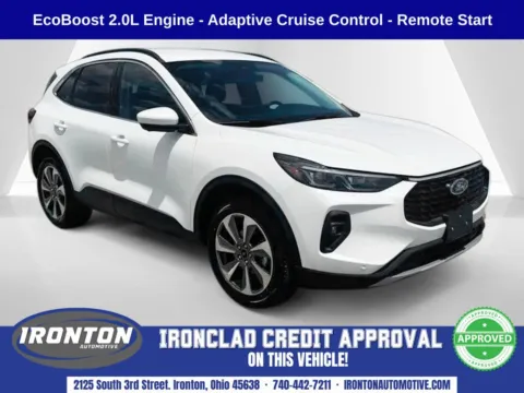White 2024 Ford Escape Platinum for sale in Ironton, OH