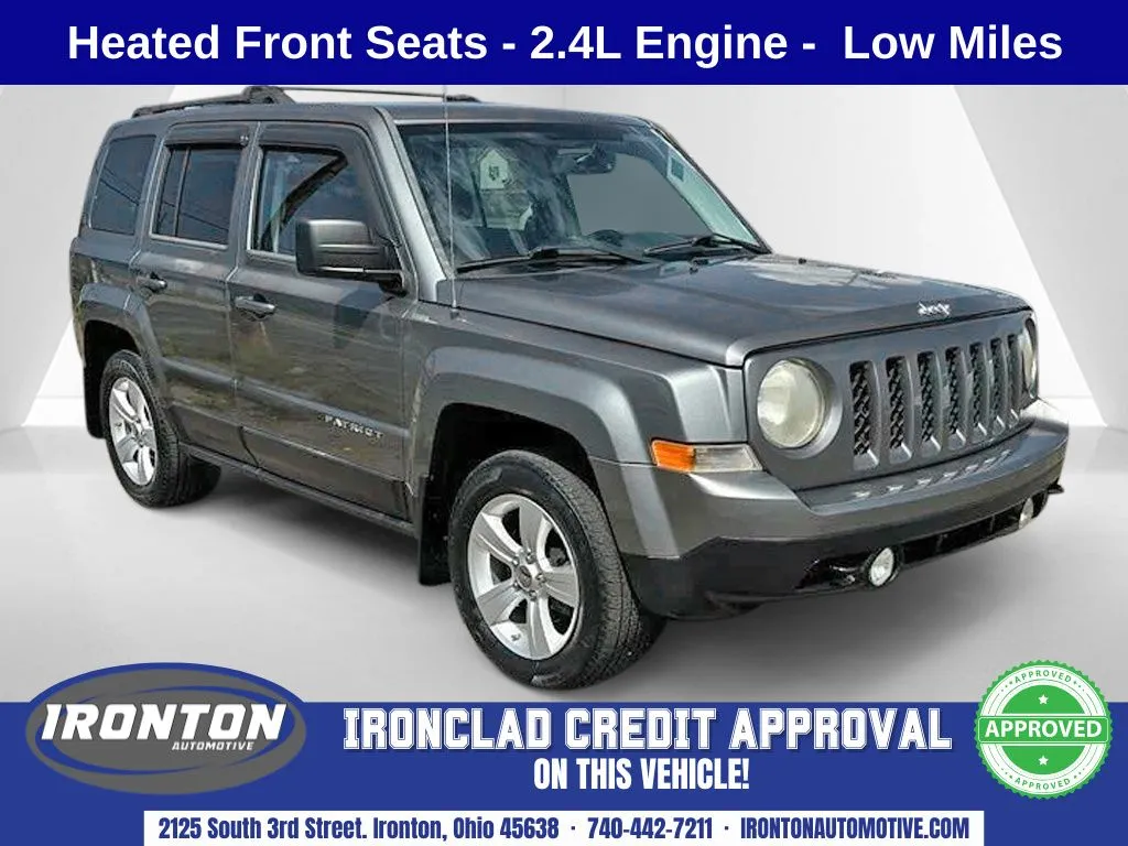 Gray 2012 Jeep Patriot Latitude for sale in Ironton, OH