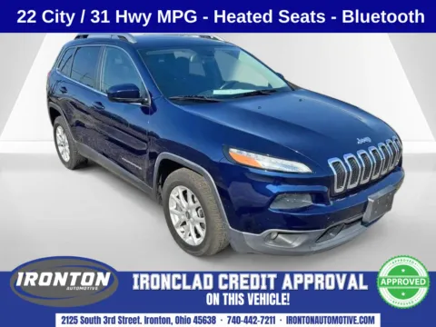 Blue 2015 Jeep Cherokee Latitude for sale in Ironton, OH