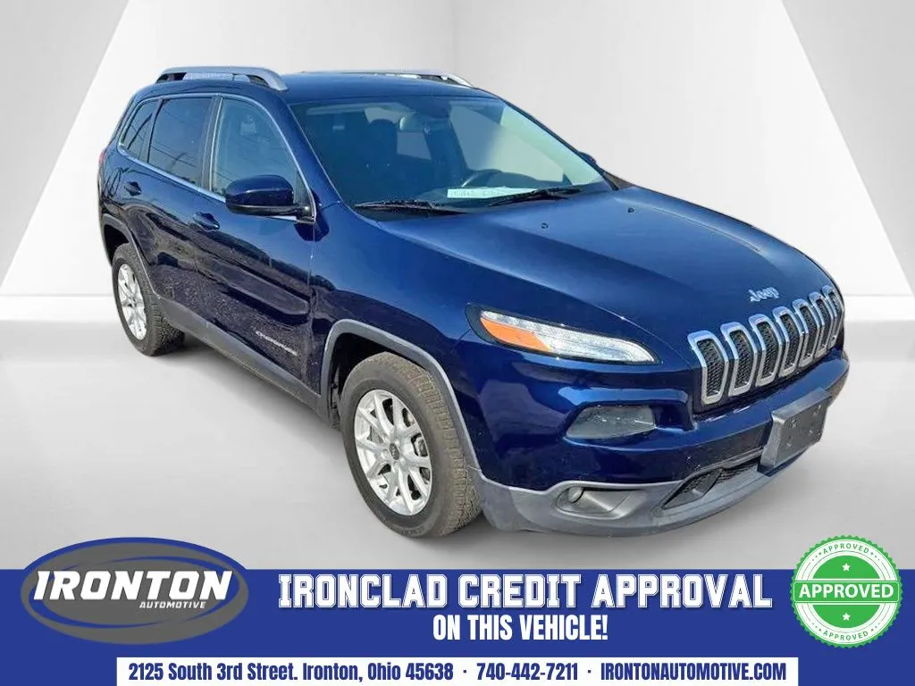 Blue 2015 Jeep Cherokee Latitude for sale in Ironton, OH