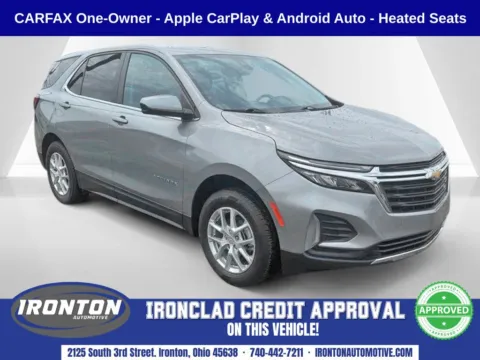 Gray 2024 Chevrolet Equinox LT for sale in Ironton, OH