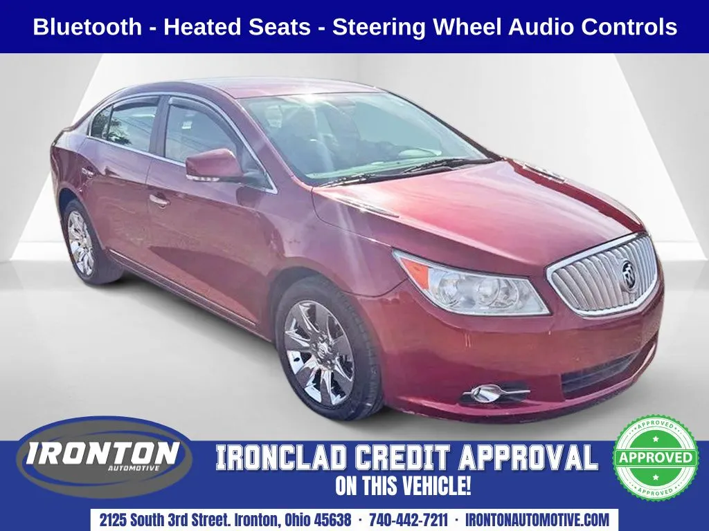 Red 2011 Buick LaCrosse CXL for sale in Ironton, OH