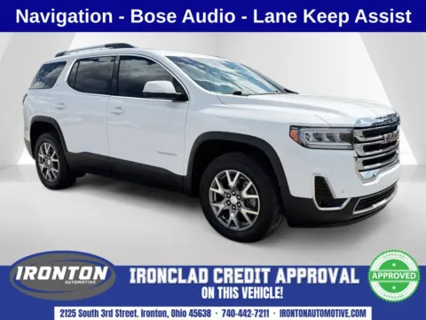 White 2022 GMC Acadia SLT for sale in Ironton, OH