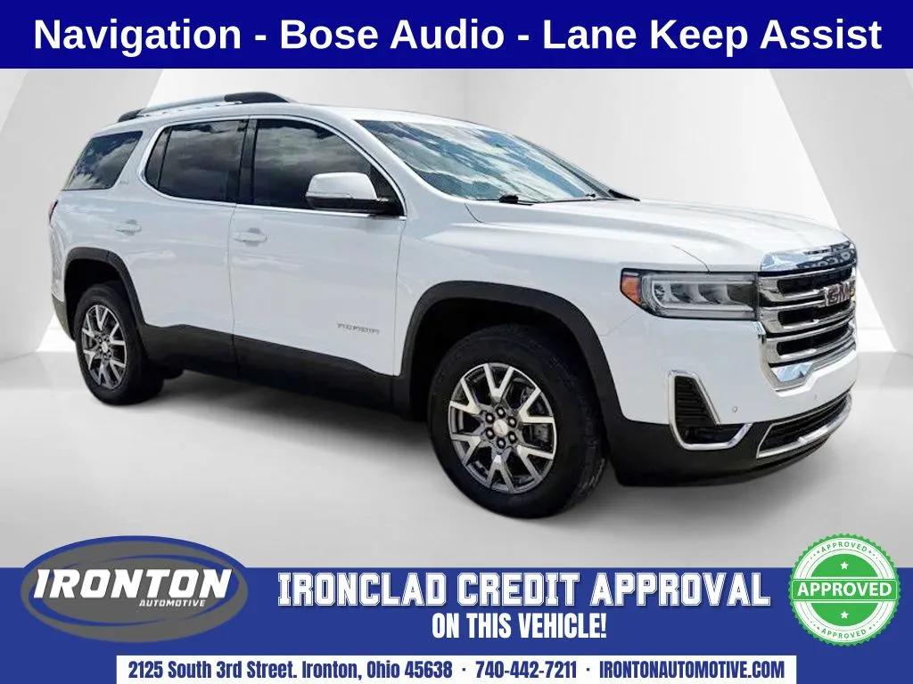 White 2022 GMC Acadia SLT for sale in Ironton, OH