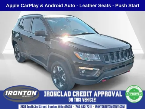 Black 2017 Jeep New Compass Trailhawk for sale in Ironton, OH