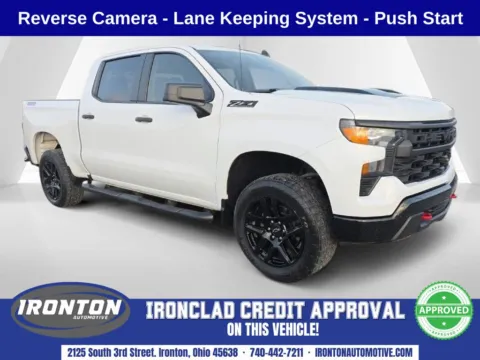 White 2023 Chevrolet Silverado 1500 Custom Trail Boss for sale in Ironton, OH