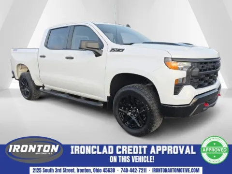White 2023 Chevrolet Silverado 1500 Custom Trail Boss for sale in Ironton, OH