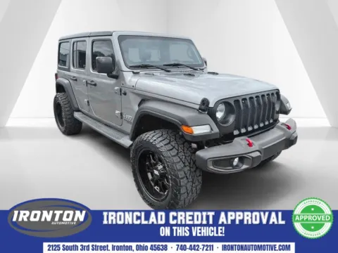 Silver 2021 Jeep Wrangler Unlimited Sport S for sale in Ironton, OH