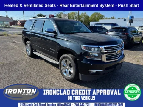 Black 2015 Chevrolet Tahoe LTZ for sale in Ironton, OH