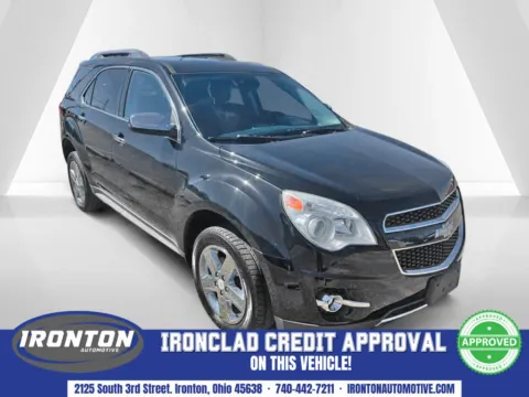 Black 2015 Chevrolet Equinox LTZ for sale in Ironton, OH