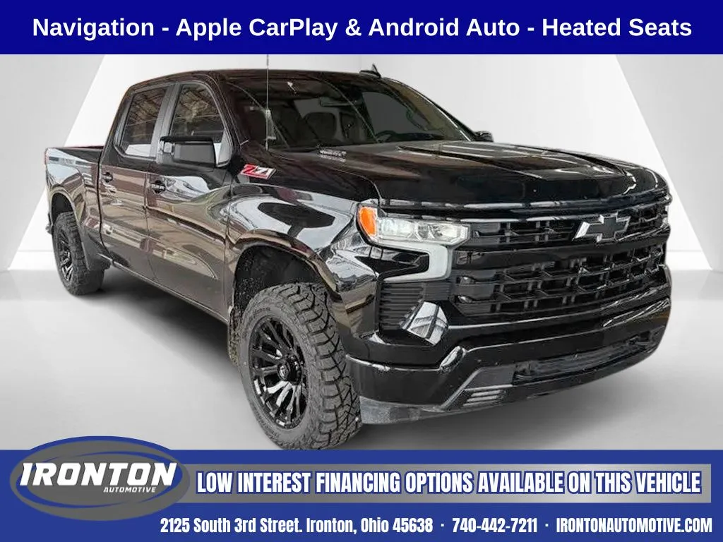Black 2022 Chevrolet Silverado 1500 RST for sale in Ironton, OH