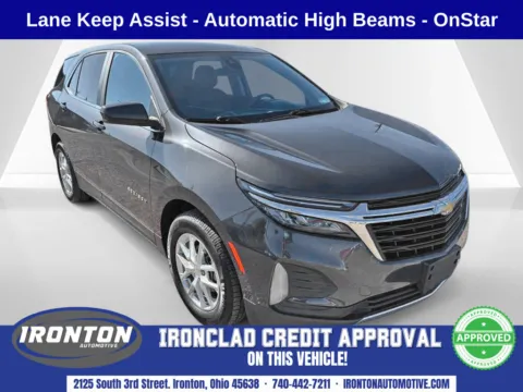 Gray 2022 Chevrolet Equinox LT for sale in Ironton, OH