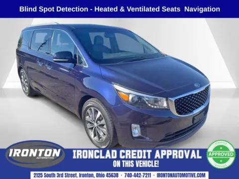 Blue 2018 Kia Sedona SX for sale in Ironton, OH