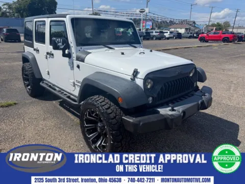 White 2017 Jeep Wrangler Unlimited Sport for sale in Ironton, OH