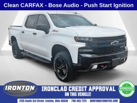 White 2019 Chevrolet Silverado 1500 LT Trail Boss for sale in Ironton, OH