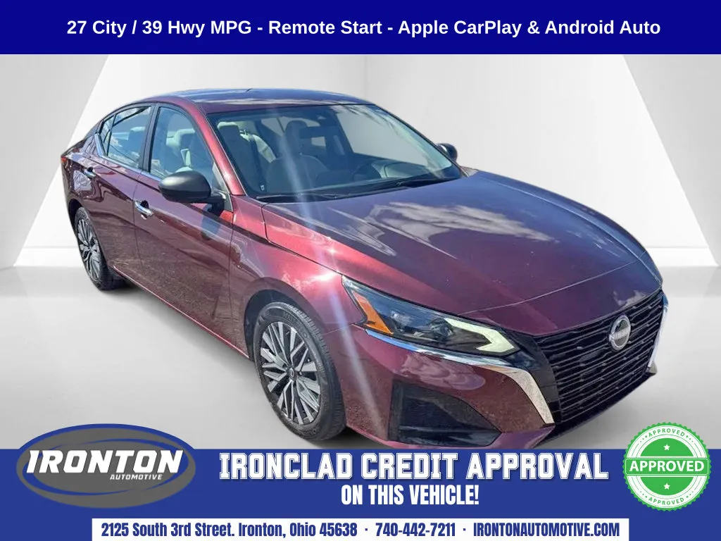 Red 2024 Nissan Altima 2.5 SV for sale in Ironton, OH