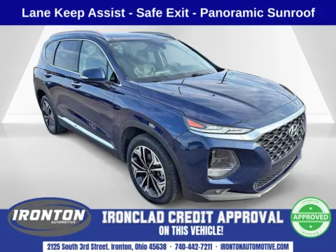 Blue 2019 Hyundai Santa Fe Limited for sale in Ironton, OH