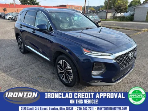 Blue 2019 Hyundai Santa Fe Limited for sale in Ironton, OH