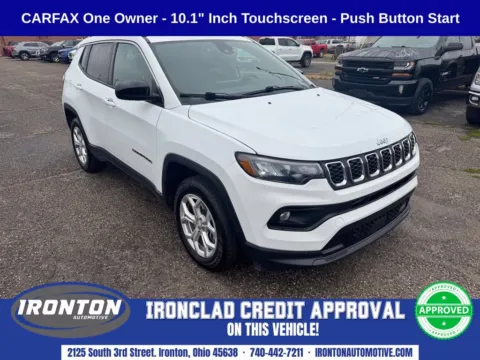 White 2024 Jeep Compass Latitude for sale in Ironton, OH