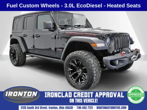 Black 2021 Jeep Wrangler Unlimited Rubicon for sale in Ironton, OH