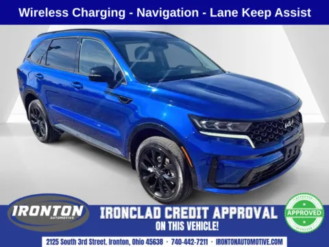 Blue 2022 Kia Sorento X-Line EX for sale in Ironton, OH