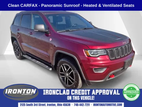 Red 2017 Jeep Grand Cherokee Trailhawk for sale in Ironton, OH