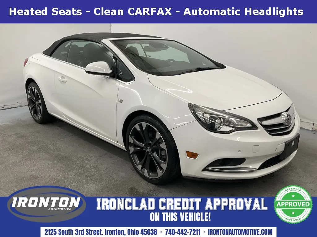 White 2019 Buick Cascada Premium for sale in Ironton, OH