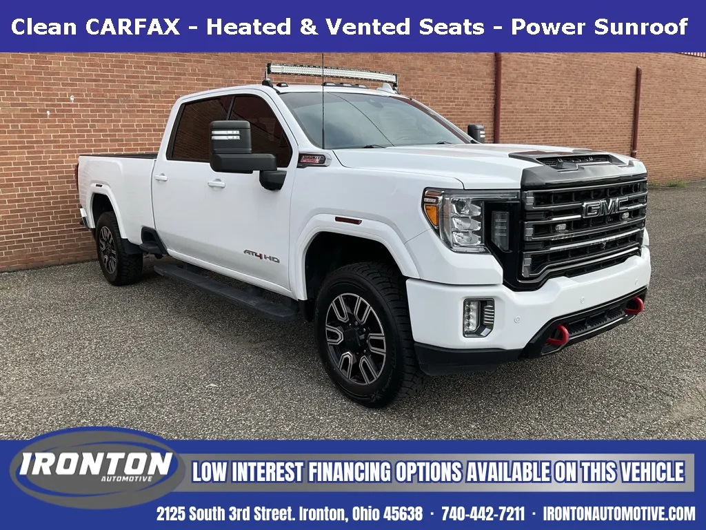 White 2020 GMC Sierra 2500HD AT4 for sale in Ironton, OH