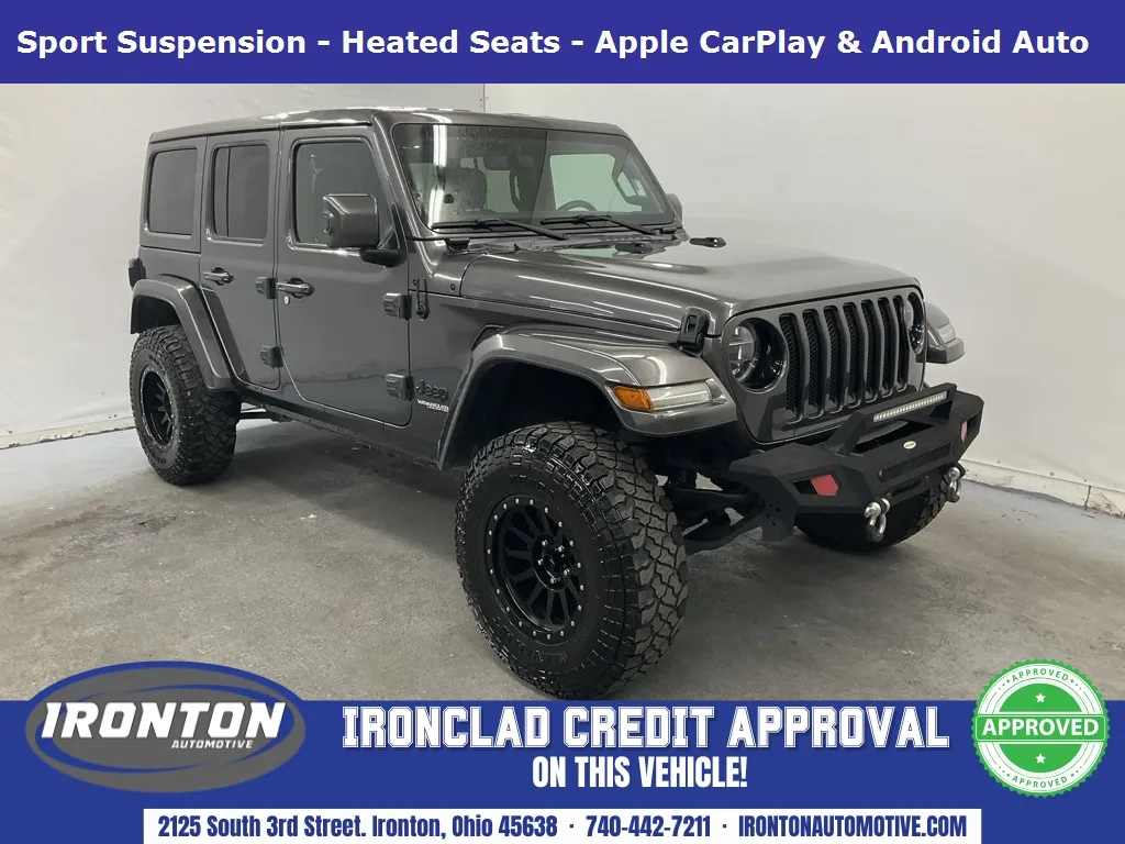 Gray 2021 Jeep Wrangler Unlimited Sahara High Altitude for sale in Ironton, OH