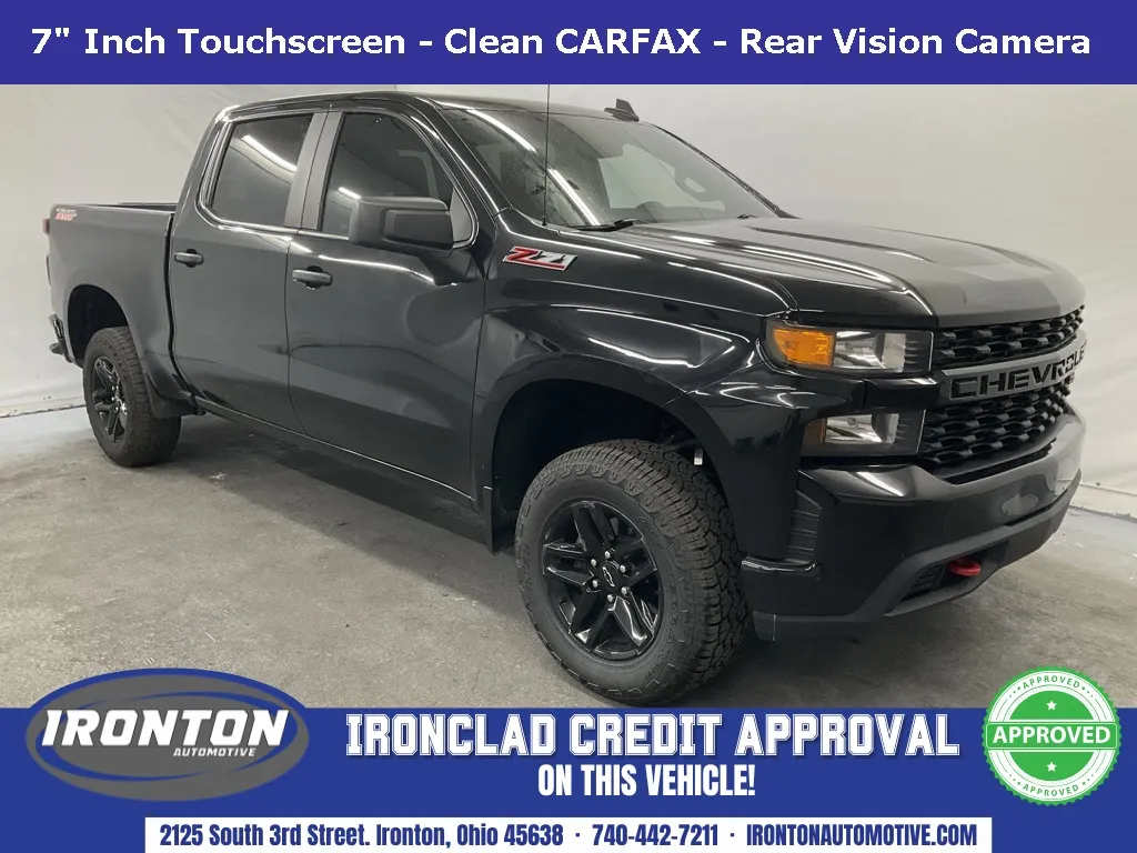 Black 2020 Chevrolet Silverado 1500 Custom Trail Boss for sale in Ironton, OH
